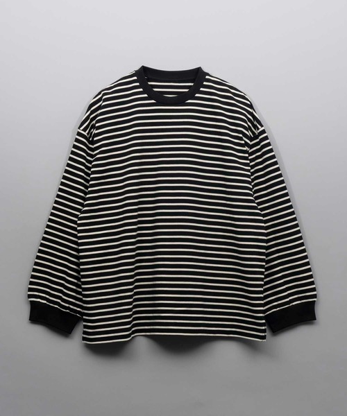 「MAISON SPECIAL」 長(zhǎng)袖Tシャツ 1 チャコールグレー メンズ