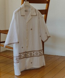 シャツ クロスステッチ ボックスシルエット オープンカラーシャツ メンズ｜ZOZOTOWN Yahoo!店