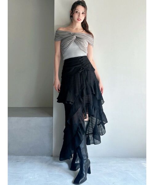 RESEXXY（リゼクシー） スカート アシンメトリーイレヘムスカート