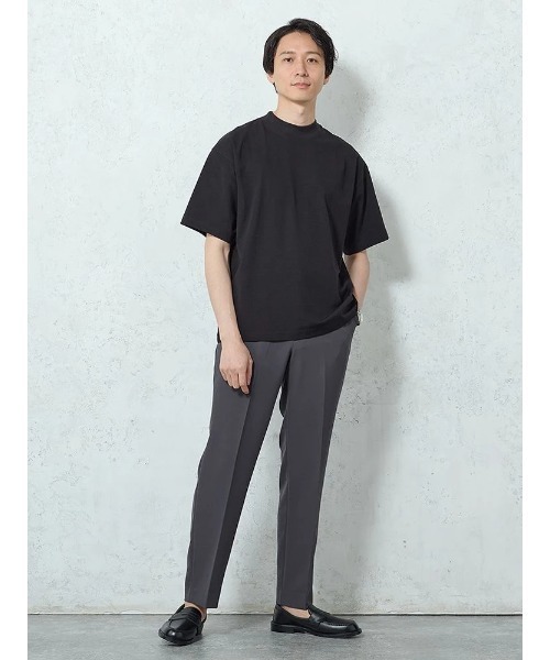 TRANS CONTINENTS（トランスコンチネンツ） tシャツ モックネック半袖