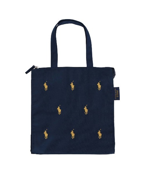 S*a様 【定番】【美品】ralph lauren キャンバス　トート　ネイビー キャンバス ショッパー トート （トートバッグ）｜POLO RALPH