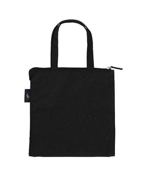 Polo Ralph Lauren トートバッグ 黒 Lauren Ralph Lauren トートバッグ 431795329 ポーチ付き (Ralph