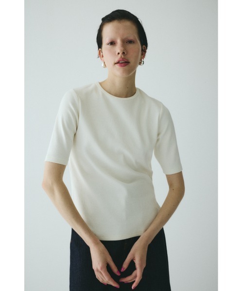HeRIN.CYE tシャツ Back ribbon cut top バックリボンカットトップ