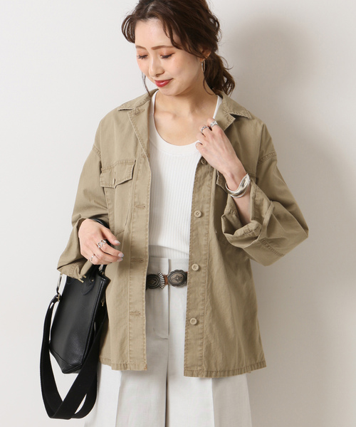 「Spick & Span」 長袖シャツ 36 ブラウン レディース