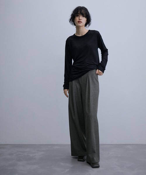 BASERANGE 「BASERANGE」 長袖カットソー S ベージュ レディース