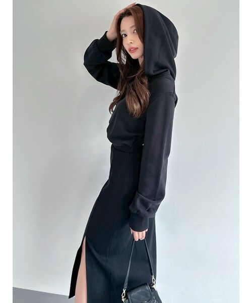 RESEXXY（リゼクシー） ワンピース スウェットフーディワンピース