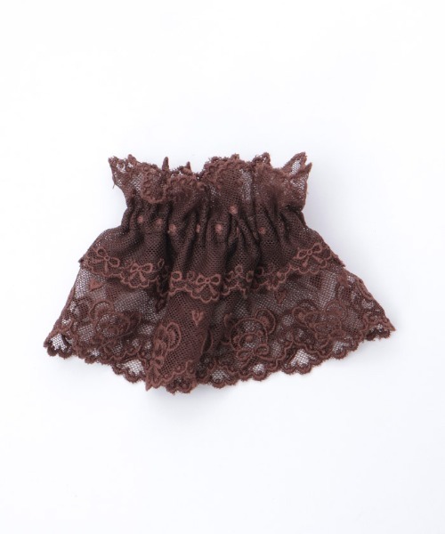 Chalmiere（シャルミエール） ブレスレット クマ刺繍お袖留め