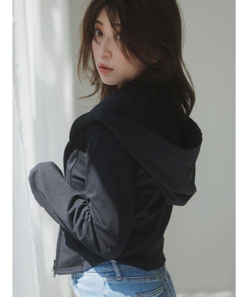 dazzlin 吉田朱里 パーカー 即購入可 dazzlin パーカー 「吉田朱里」UVコンパクトパーカー レディース
