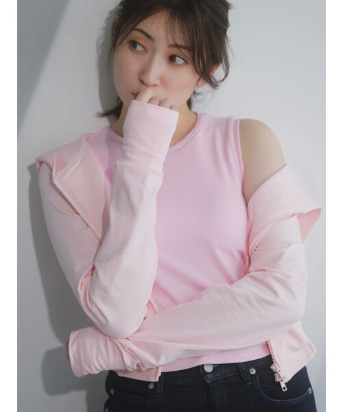 dazzlin 吉田朱里 パーカー 即購入可 dazzlin パーカー 「吉田朱里」UVコンパクトパーカー レディース