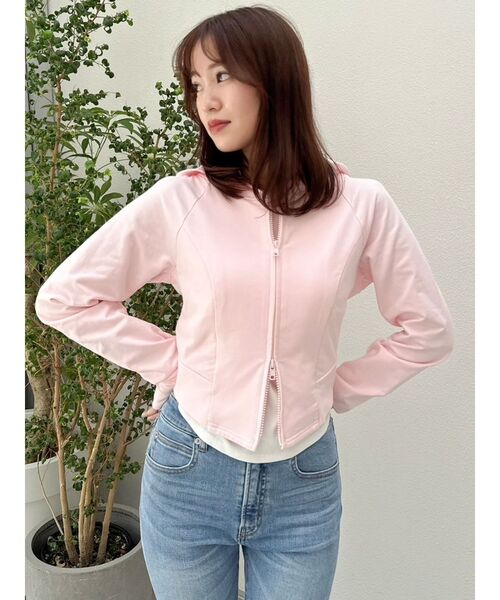 dazzlin 吉田朱里 パーカー 即購入可 dazzlin パーカー 「吉田朱里」UVコンパクトパーカー レディース