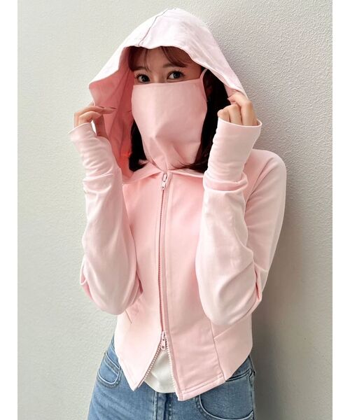 dazzlin 吉田朱里 パーカー 即購入可 dazzlin パーカー 「吉田朱里」UVコンパクトパーカー レディース