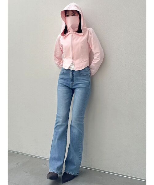 dazzlin 吉田朱里 パーカー 即購入可 dazzlin パーカー 「吉田朱里」UVコンパクトパーカー レディース