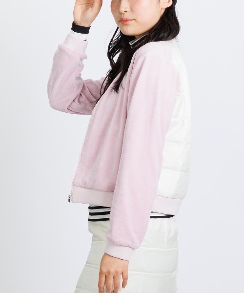 archivio（アルチビオ） ブルゾン アウター 「LADIES」ベロア×中綿