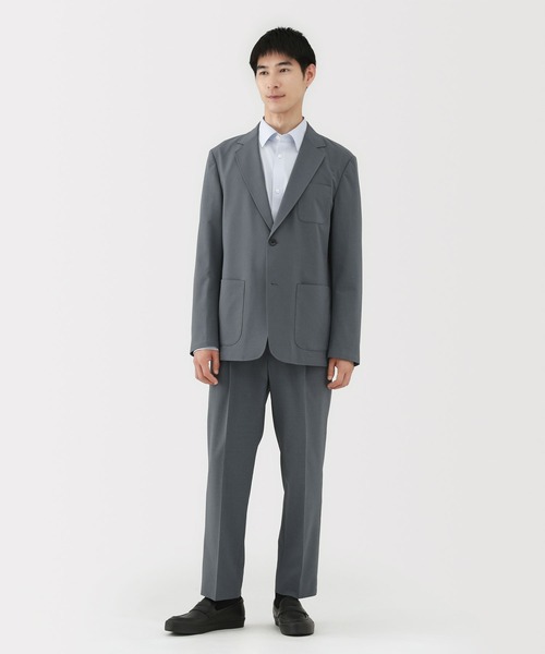 無印良品（MUJI） パンツ 紳士 撥水ストレッチワンタックパンツ メンズ