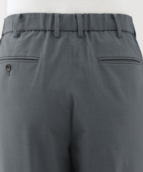 無印良品（MUJI） パンツ 紳士 撥水ストレッチワンタックパンツ メンズ