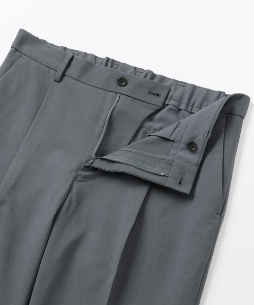 無印良品（MUJI） パンツ 紳士 撥水ストレッチワンタックパンツ メンズ
