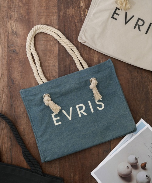 EVRIS バッグ EVRIS（エヴリス） トートバッグ 「EVRIS/エヴリス」ロゴファブリック