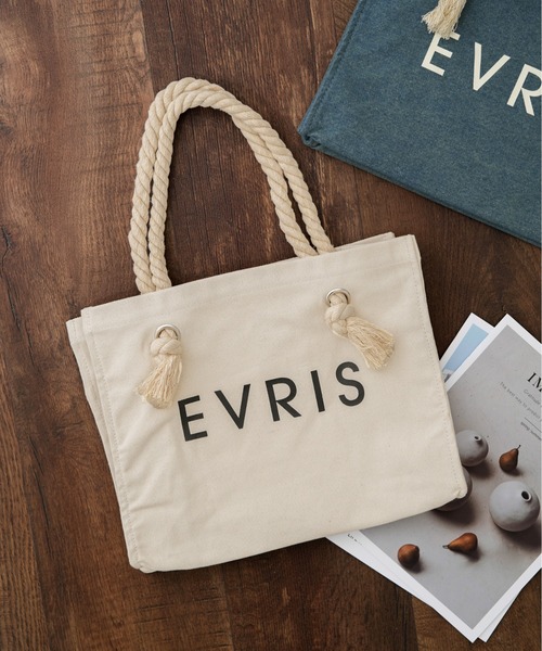 EVRIS バッグ EVRIS（エヴリス） トートバッグ 「EVRIS/エヴリス」ロゴファブリック