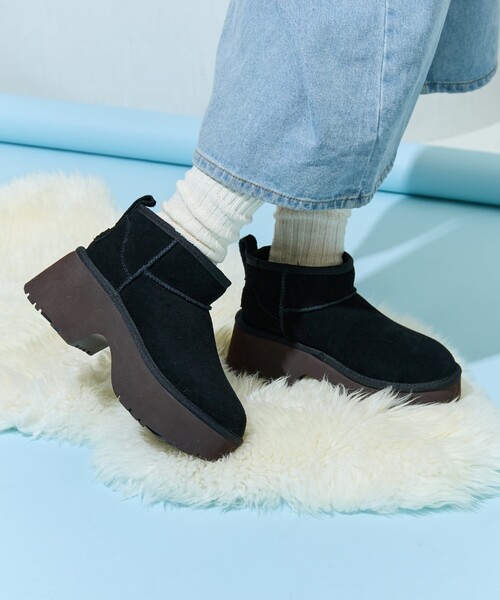 【期間限定価格】美品 UGG Classic Ultra Mini 25cm FREAK'S STORE（フリークスストア） ブーツ 限定展開 UGG/アグ W