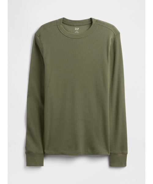 GAP（ギャップ） tシャツ ワッフルニット クルーネックTシャツ メンズ