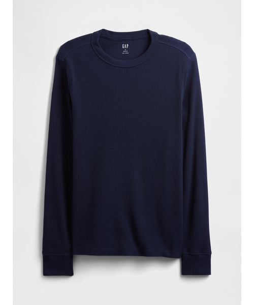 GAP（ギャップ） tシャツ ワッフルニット クルーネックTシャツ メンズ