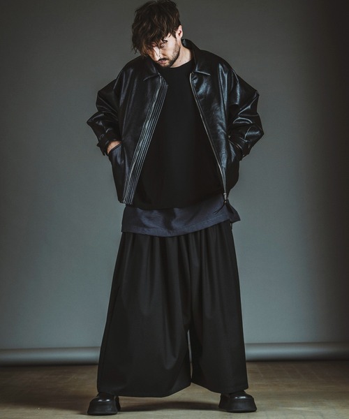 NO ID.（ノーアイディー） ワイドパンツ スラックス 「NO ID.」Gather