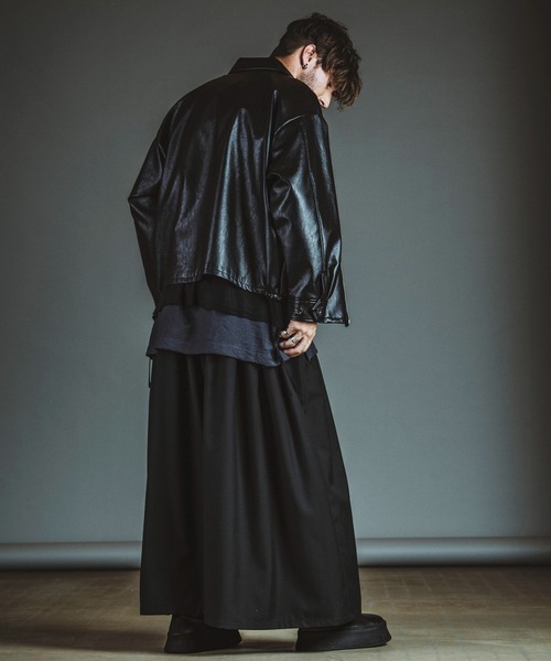 NO ID.（ノーアイディー） ワイドパンツ スラックス 「NO ID.」Gather