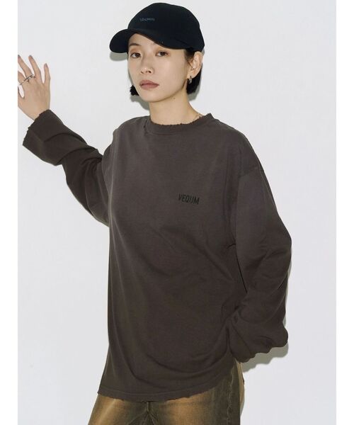 VEQUM（ベクム） tシャツ 「VEQUM」LONG SLEEVE T SHIRT レディース