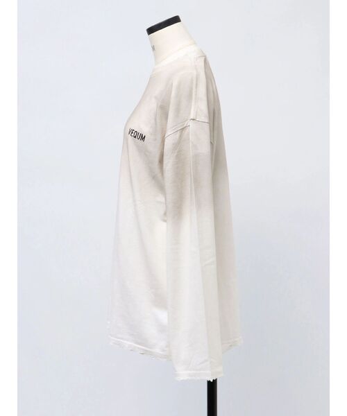VEQUM（ベクム） tシャツ 「VEQUM」LONG SLEEVE T SHIRT レディース
