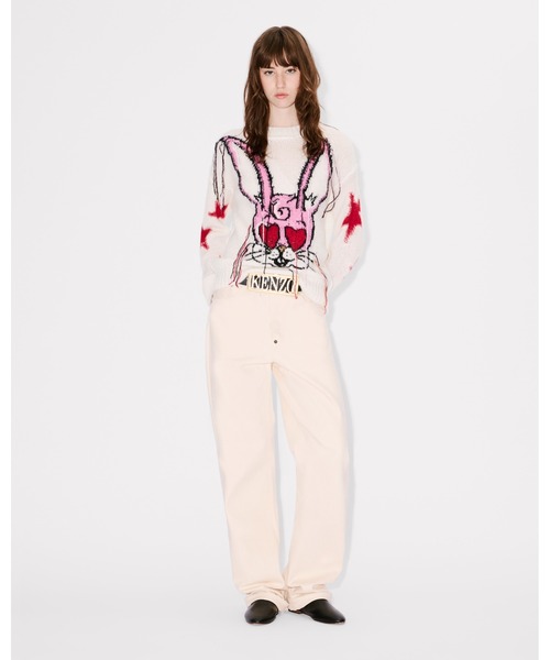 KENZO ハイネックセーター 【美品】 KENZO（ケンゾー） ニット Boke Flower Sweater エンブロイダリー