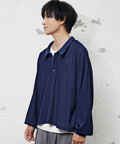 MinoriTY（マイノリティ） ポロシャツ 「MinoriTY」薄軽生地シアー素材