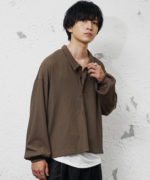 MinoriTY（マイノリティ） ポロシャツ 「MinoriTY」薄軽生地シアー素材