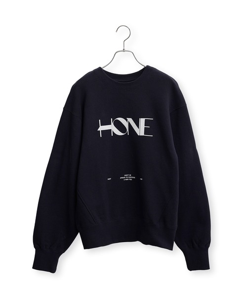 ADAM ET ROPÉ ロゴ　スウェット ADAM ET ROPE'（アダムエロペ）の「【2WAY】ロゴスウェットプル