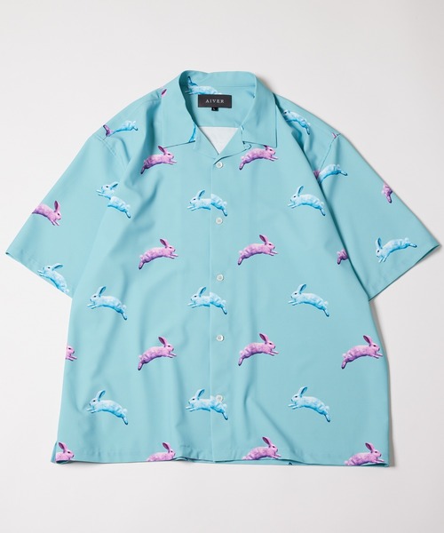 「AIVER」 半袖シャツ SMALL ブラック メンズ_画像3