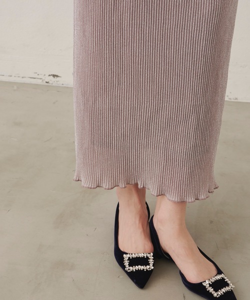 「LA BELLE ETUDE」 ロングスカート FREE ブラック レディース_画像9