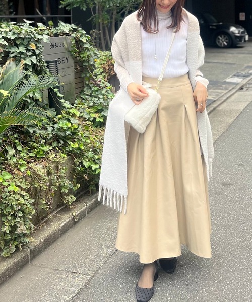 ロング スカート フェイクレザーフレアスカート : ZOZOTOWN Yahoo!店
