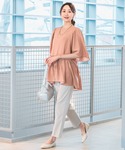 「GLOBAL WORK」 半袖ブラウス FR...の詳細画像2