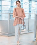 「GLOBAL WORK」 半袖ブラウス FR...の詳細画像3