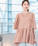 「GLOBAL WORK」 半袖ブラウス FR...の詳細画像4