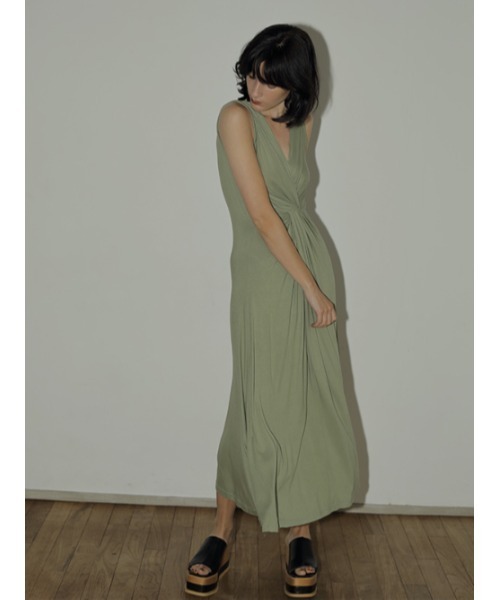 「AMAIL」 ノースリーブワンピース FREE ブラック レディース_画像4