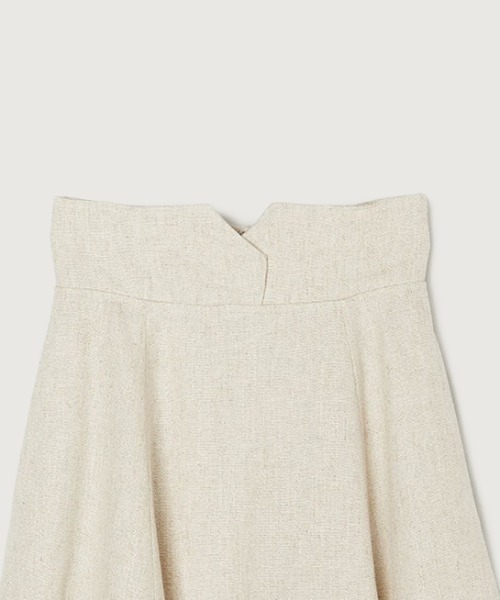 「anuans」 フレアスカート SMALL ホワイト レディース_画像5