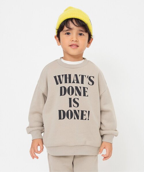 BREEZE（ブリーズ） トレーナー 「WEB限定/あったか」裏起毛ロゴ