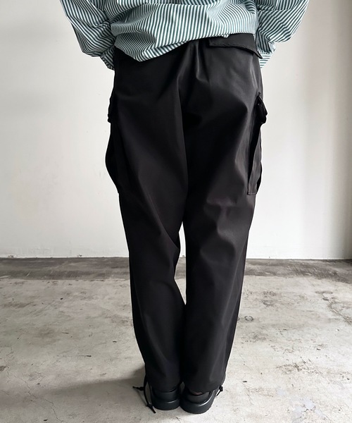 「COMMON WARE」 「HALHAM」カーゴパンツ M アイボリー レディース_画像8