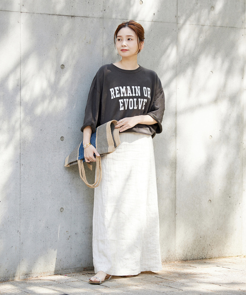 「JOURNAL STANDARD」 スウェットカットソー FREE カーキ レディース_画像4