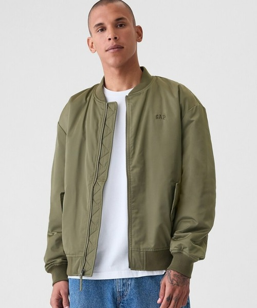 GAP（ギャップ） ブルゾン M グリーン メンズ : ZOZOTOWN Yahoo!店