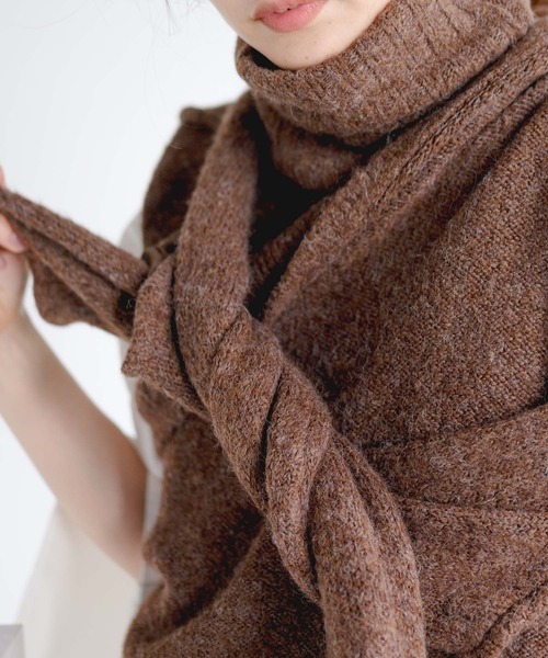 「chuclla」 ニットワンピース FREE グレー レディース_画像7