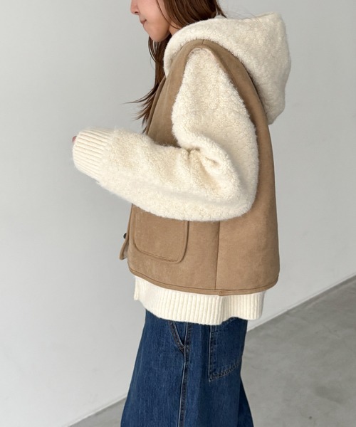 CANAL JEAN（キャナルジーン） パーカー El mar ブークレニットZIP