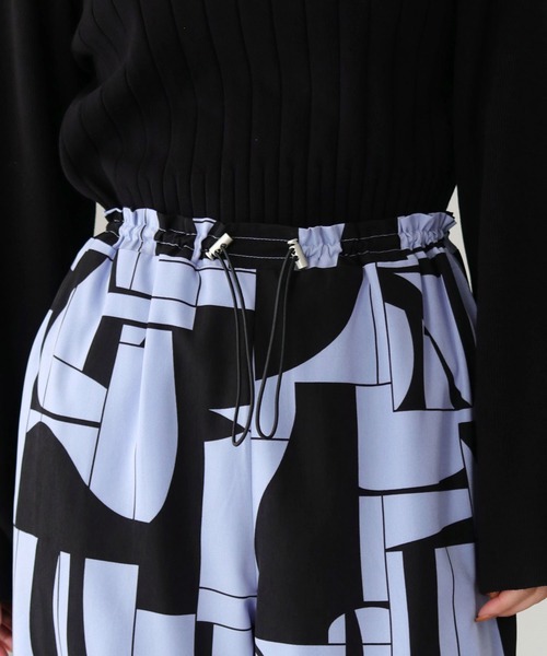 「vingtrois」 スラックス M グレイッシュベージュ レディース_画像6