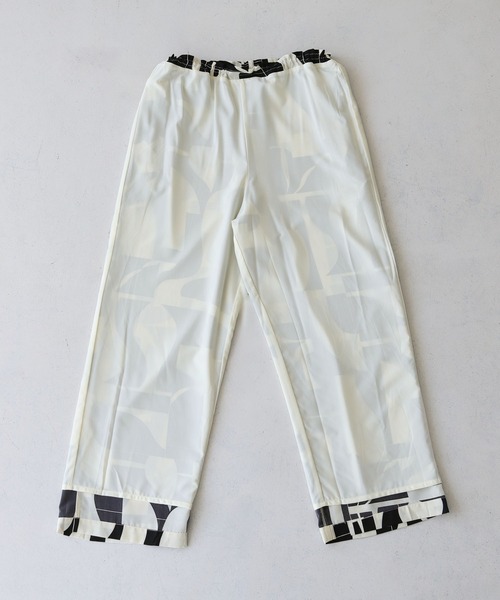 「vingtrois」 スラックス M グレイッシュベージュ レディース_画像8