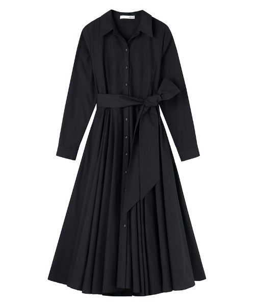 JENNE」 シャツワンピース SMALL ベージュ レディース : ZOZOTOWN